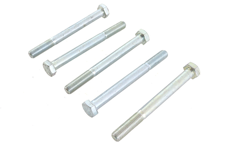 V-Twin Zinc Hex Cap Bolts 5/16 inch-24 x 3-1/4 inch (Pack of 5)