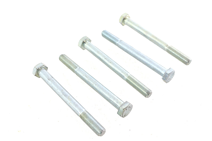 V-Twin Zinc Hex Cap Bolts 5/16 inch-24 x 3-1/4 inch (Pack of 5)