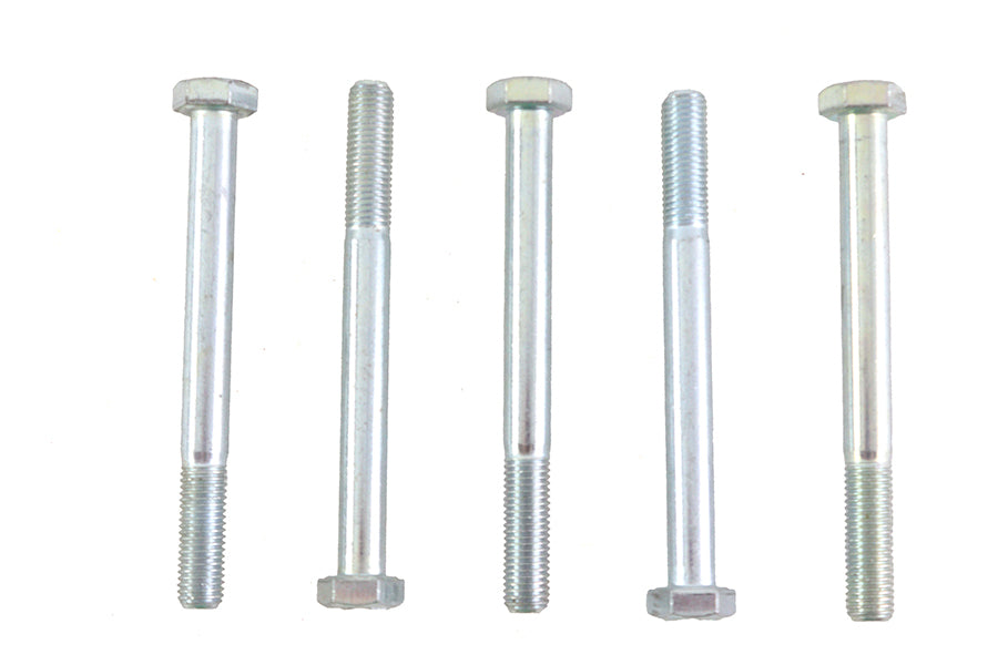 V-Twin Zinc Hex Cap Bolts 5/16 inch-24 x 3-1/4 inch (Pack of 5)