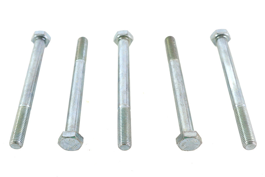 V-Twin Zinc Hex Cap Bolts 5/16 inch-24 x 3-1/2 inch - Pack of 5