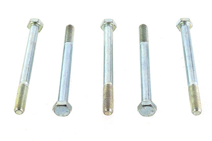 V-Twin Zinc Hex Cap Bolts 5/16 inch-24 x 3-3/4 inch (Pack of 5)
