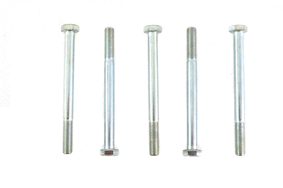V-Twin Zinc Hex Cap Bolts 5/16 inch-24 x 3-3/4 inch (Pack of 5)