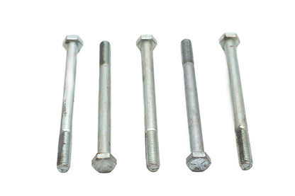 V-Twin Zinc Hex Cap Bolts 5/16 inch-24 x 4 inch - Pack of 5