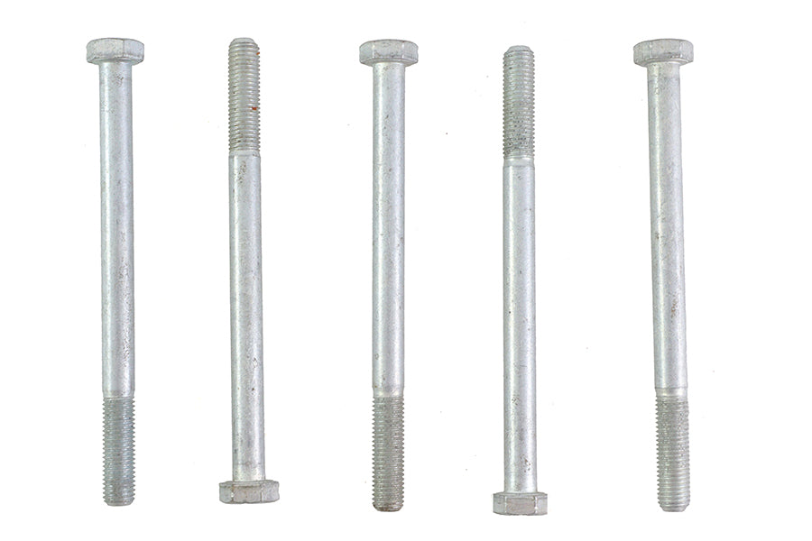 V-Twin Zinc Hex Cap Bolts 5/16 inch-24 x 4-1/4 inch (Pack of 5)