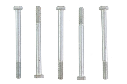 V-Twin Zinc Hex Cap Bolts 5/16 inch-24 x 4-1/4 inch (Pack of 5)