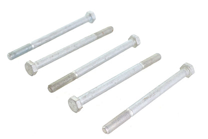 V-Twin Zinc Hex Cap Bolts 5/16 inch-24 x 4-1/4 inch (Pack of 5)