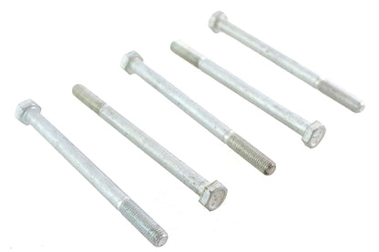 V-Twin Zinc Hex Cap Bolts 5/16 inch-24 x 4-1/4 inch (Pack of 5)