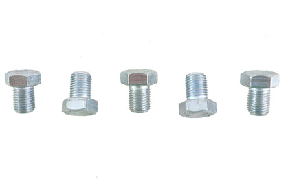 V-Twin Zinc Hex Cap Bolts 3/8 inch-24 x 1/2 inch (Pack of 5)
