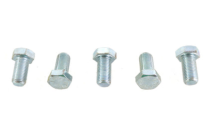 V-Twin Zinc Hex Cap Bolts 3/8 inch-24 x 3/4 inch - Pack of 5