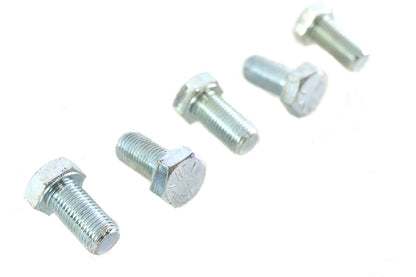 V-Twin Zinc Hex Cap Bolts 3/8 inch-24 x 3/4 inch - Pack of 5