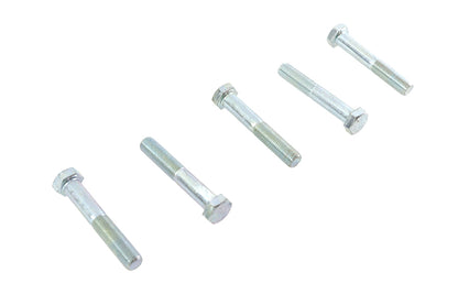 V-Twin Zinc Hex Cap Bolts 3/8 inch-24 x 2-1/4 inch – Pack of 5