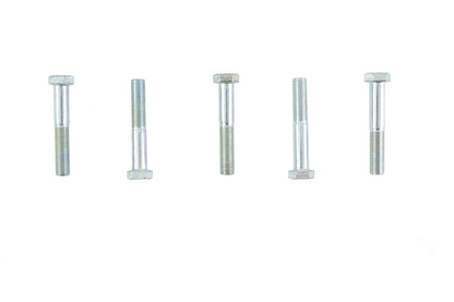 V-Twin Zinc Hex Cap Bolts 3/8 inch-24 x 2-1/4 inch – Pack of 5