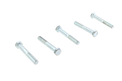 V-Twin Zinc Hex Cap Bolts 3/8 inch-24 x 2-1/2 inch (Pack of 5)