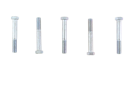 V-Twin Zinc Hex Cap Bolts 3/8 inch-24 x 2-3/4 inch, Pack of 5