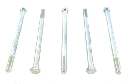 V-Twin Zinc Hex Cap Bolts 3/8 inch-24 x 6 inch (Pack of 5)