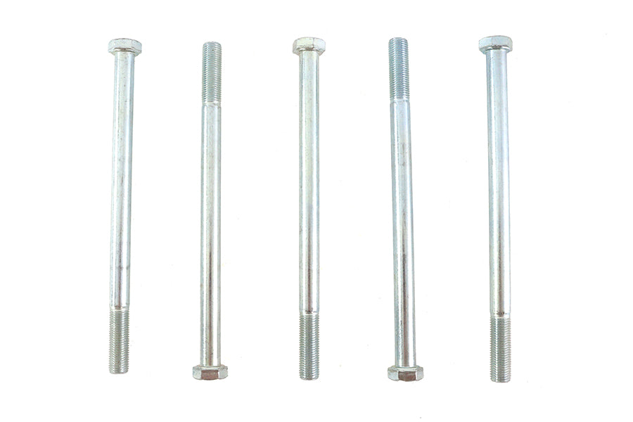 V-Twin Zinc Hex Cap Bolts 3/8 inch-24 x 6 inch (Pack of 5)