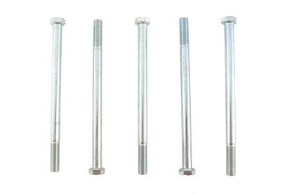 V-Twin Zinc Hex Cap Bolts 3/8 inch-24 x 6 inch (Pack of 5)