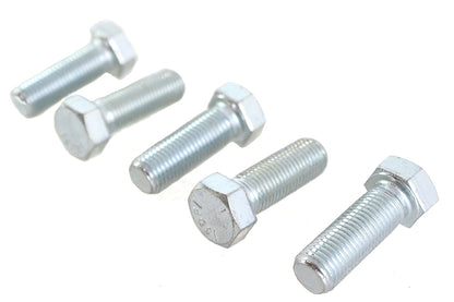 V-Twin Zinc Hex Cap Bolts 7/16 inch-20 x 1-1/4 inch - Pack of 5