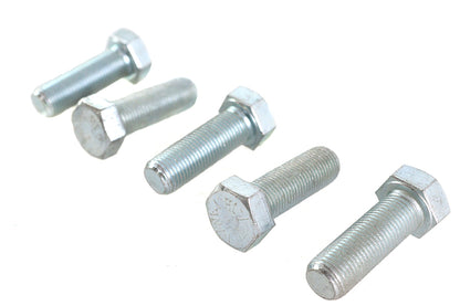 V-Twin Zinc Hex Cap Bolts 1/2 inch-20 x 1-1/2 inch, Pack of 5