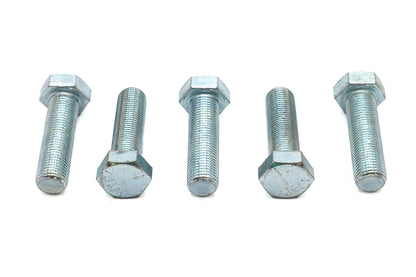 V-Twin Zinc Hex Cap Bolts 1/2 inch-20 x 1-3/4 inch (Pack of 5)