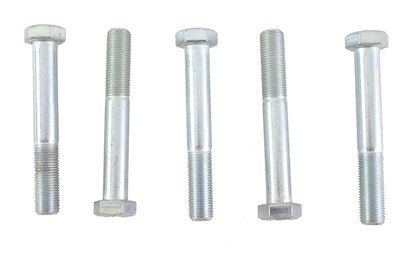 V-Twin Zinc Hex Cap Bolts 1/2 inch-20 x 3-1/2 inch - Pack of 5