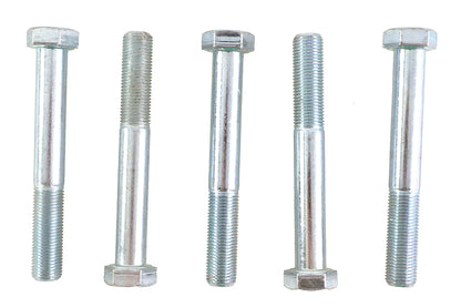 V-Twin Zinc Hex Cap Bolts 1/2 inch-20 x 3-3/4 inch - Pack of 5