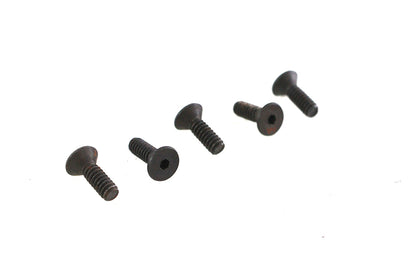 V-Twin Allen Flat Head Screws Black 6-32 x 7/16 Inch (Pack of 5)