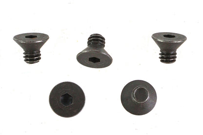 Allen Flat Head Screws Black 1/4 inch-20 x 3/8 inch