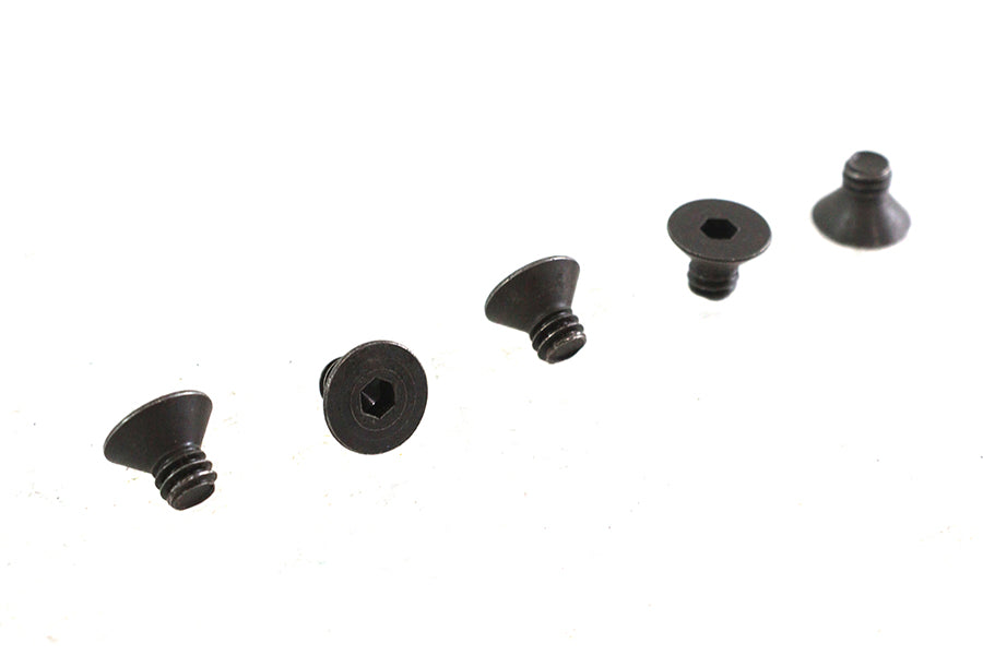 Allen Flat Head Screws Black 1/4 inch-20 x 3/8 inch