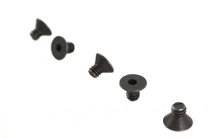 Allen Flat Head Screws Black 1/4 inch-20 x 3/8 inch
