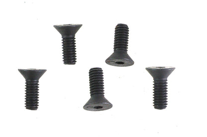 V-Twin Allen Flat Head Screws Black 5/16 in-18 x 5/8 in - Pack of 5