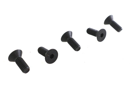 V-Twin Allen Flat Head Screws Black 5/16 in-18 x 5/8 in - Pack of 5
