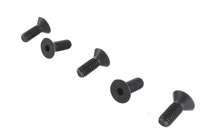 V-Twin Allen Flat Head Screws Black 5/16 in-18 x 5/8 in - Pack of 5