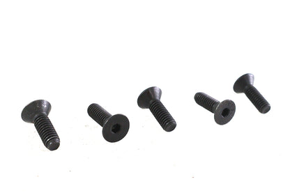 V-Twin Allen Flat Head Screws in Black, 5/16 inch-18 x 1 inch (Pack of 5)