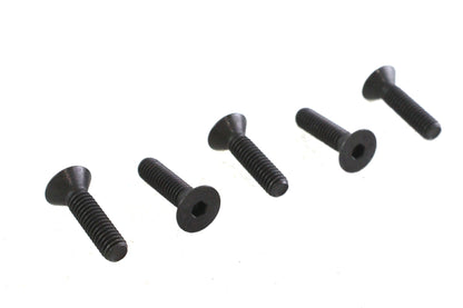 V-Twin Allen Flat Head Screws Black 5/16 inch-18 x 1-1/4 inch (Pack of 5)