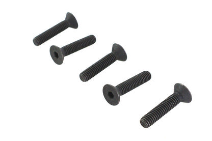 V-Twin Allen Flat Head Screws Black 5/16 inch-18 x 1-1/2 inch, Pack of 5