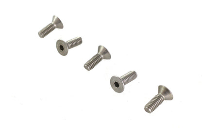 V-Twin Allen Flat Head Screws Stainless Steel (Pack of 5)
