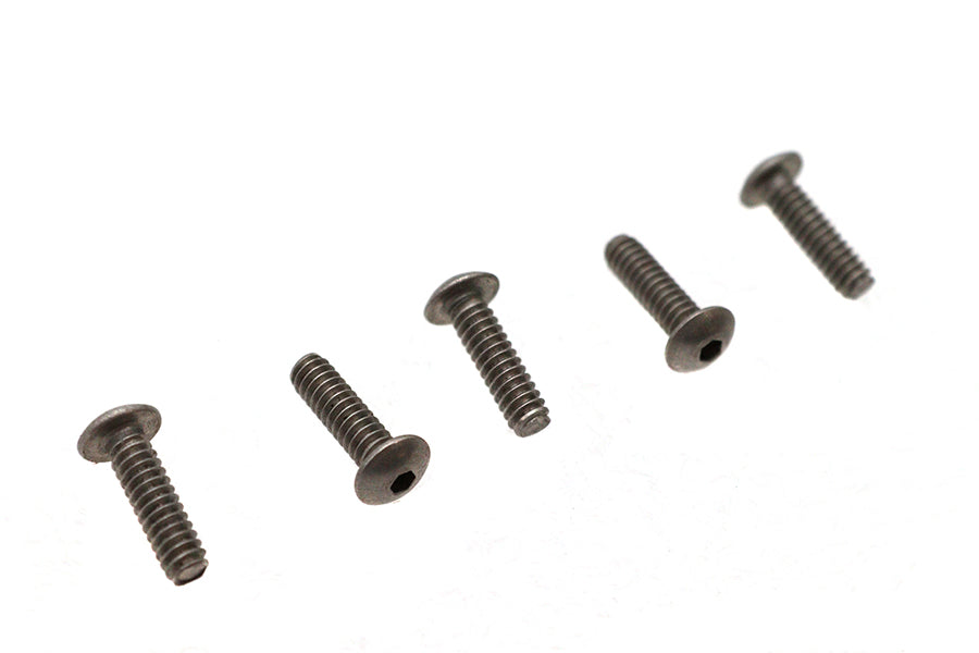 Colony Allen Button Head Screws Stainless Steel 6-32 x 1/2 inch (Pack of 5)