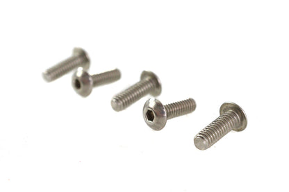 Colony Allen Button Head Screws in Stainless Steel, 8-32 x 1/2 inch, Pack of 5