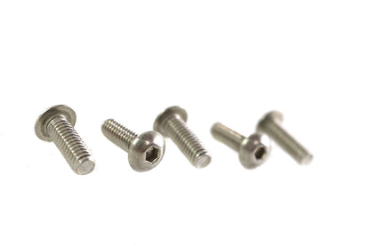 Colony Allen Button Head Screws in Stainless Steel, 8-32 x 1/2 inch, Pack of 5