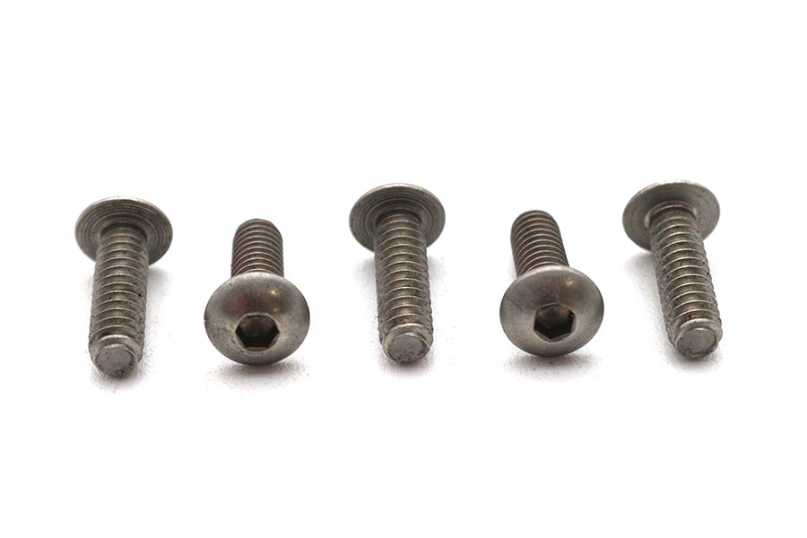 Colony Allen Button Head Screws, Stainless Steel 10-24 x 5/8 inch (Pack of 5)