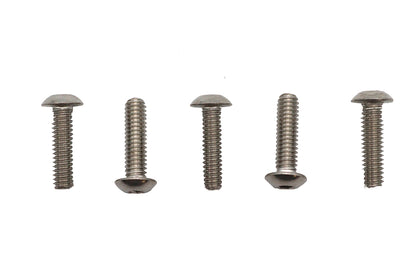 Colony Allen Button Head Screws Stainless Steel 1/4-20 x 7/8 inch (Pack of 5)