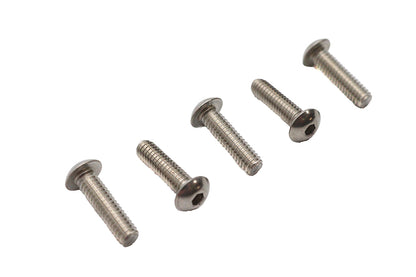 Colony Allen Button Head Screws Stainless Steel 1/4-20 x 7/8 inch (Pack of 5)