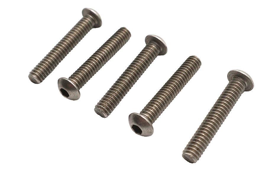 Colony Allen Button Head Screws Stainless Steel 1/4-20 x 1-1/2 Inch (Pack of 5)