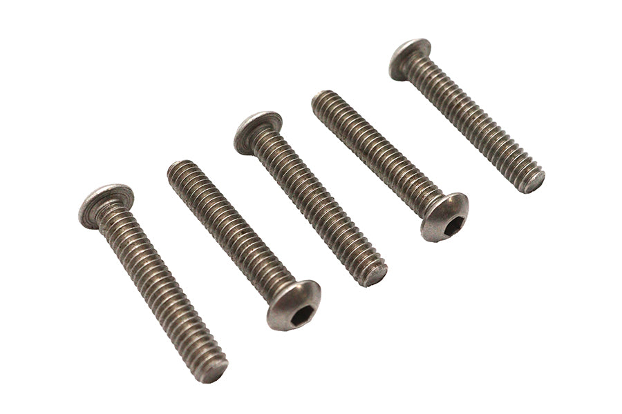 Colony Allen Button Head Screws Stainless Steel 1/4-20 x 1-1/2 Inch (Pack of 5)