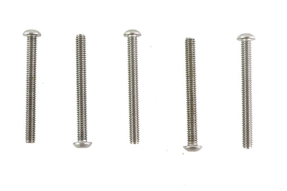 Colony Allen Button Head Screws, Stainless Steel, 1/4-20 x 2-1/2 inch, Pack of 5