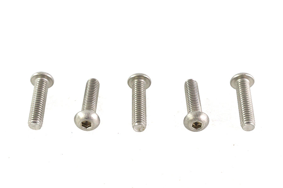 Colony Allen Button Head Screws in Stainless Steel, 5/16-18 x 1-1/4 Inch (Pack of 5)