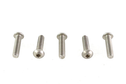 Colony Allen Button Head Screws in Stainless Steel, 5/16-18 x 1-1/4 Inch (Pack of 5)