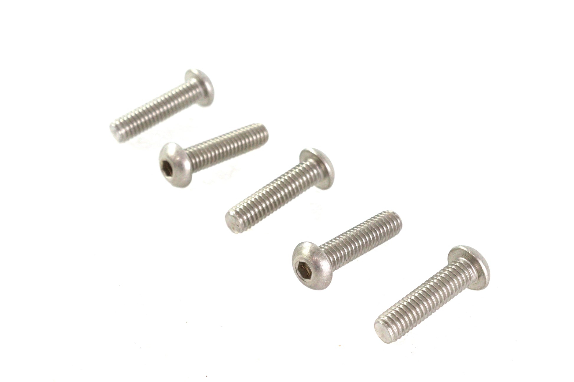 Colony Allen Button Head Screws in Stainless Steel, 5/16-18 x 1-1/4 Inch (Pack of 5)