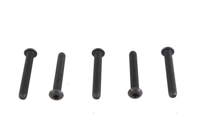 Colony Allen Button Head Screws Black 1/4-20 x 1-3/4 inch, Pack of 5